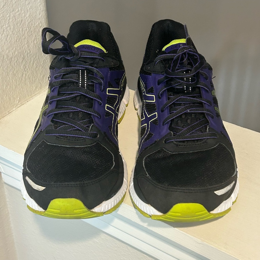 Asics Gel Neo 33 Women's Size 8.5 Black Mesh Lace Up Running Shoes T272N - Picture 13 of 13